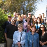 Birnbaum JCC staff and members in front of JCC Association Jerusalem office Birnbaum JCC staff and members in front of JCC Association Jerusalem office